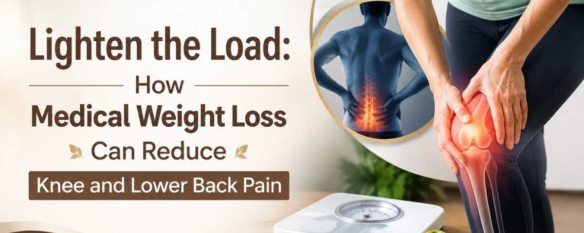 Lighten the load How Medical Weight Loss Can Reduce Knee and lower back pain
